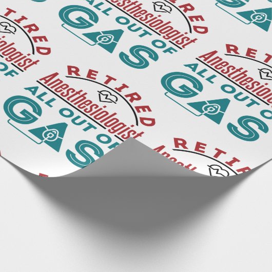 Sanfter Anästhesiologe ganz außer Gas Geschenkpapier (Ecke)