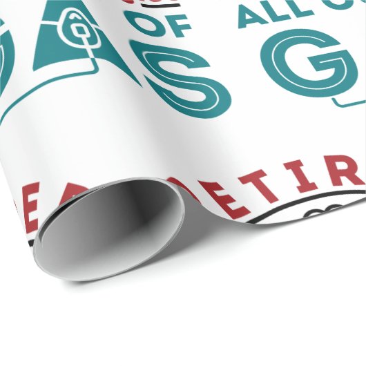 Sanfter Anästhesiologe ganz außer Gas Geschenkpapier (Rolleneckpunkt)