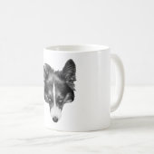 sanfter Blick Corgi ruhig Kaffeetasse (VorderseiteRechts)