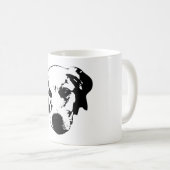 Sanfter Blick für den frühen Leaf Morgens Kaffeetasse (VorderseiteRechts)