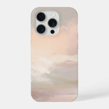 Sanfter Blush-Himmel Abstract – Zarte Pastellwolke