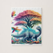 sanfter Brontosaurus Puzzle (Vertikal)