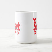 Sanfter Cupid-Treffer Kaffeetasse (Mittel)