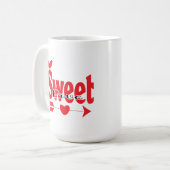 Sanfter Cupid-Treffer Kaffeetasse (Vorderseite Links)