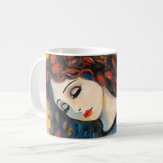 Sanfter Engel Kaffeetasse (Vorderseite Links)