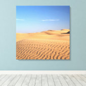 Sanfter fließender Wüstensand.. Leinwanddruck (Insitu (Holzboden))