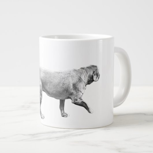 sanfter Frost-Schritt Jumbo-Tasse (Vorderseite Rechts)