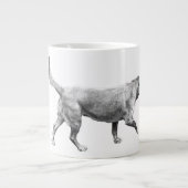 sanfter Frost-Schritt Jumbo-Tasse (Vorderseite)