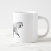 sanfter Frost-Schritt Jumbo-Tasse (Rechts)