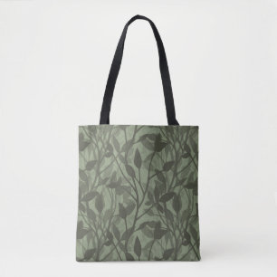 Sanfter Gartennebel Botanische Schichten Tasche