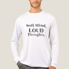 Sanfter Geist Laute Gedanken Minimalistischer Vint Tri-Blend Shirt