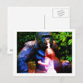 sanfter Gorilla Postkarte (Vorne/Hinten)