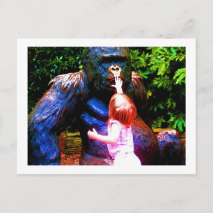 sanfter Gorilla Postkarte