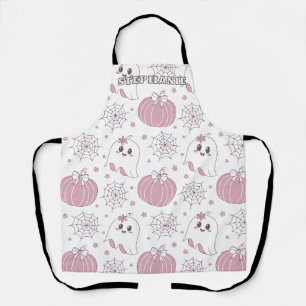 Sanfter Goth-Pastell-Halloween-Muster Schürze
