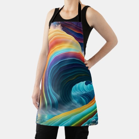 Sanfter heller Regenbogen Wasserfall Schürze (InSitu)