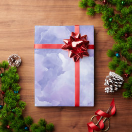 Sanfter Lavendel Traum Nebel Weiß Abstraktes Muste Geschenkpapier