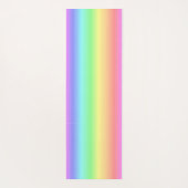 sanfter Regenbogen mit Farben auf einer Yogamatze Yogamatte (Rückseite)
