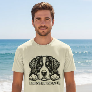 Sanfter Riesen Hund Kunst | Süßer großer freundlic T-Shirt