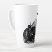 Sanfter Start, fröhliches Duo Milchtasse (Linke Ecke)