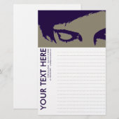 sanfter Stil Briefpapier (Vorne/Hinten)