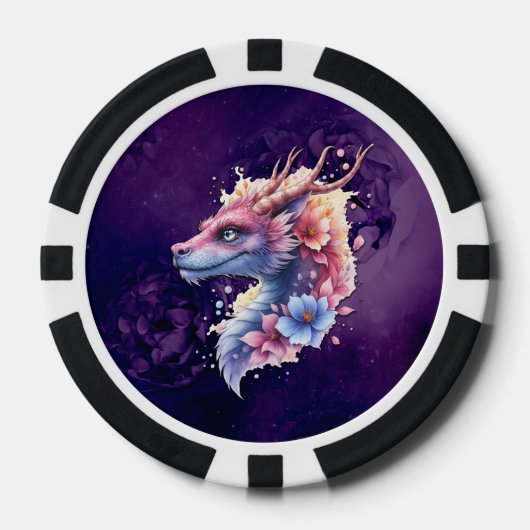Sanfter Wächterdrache. Pokerchips (Vorderseite)