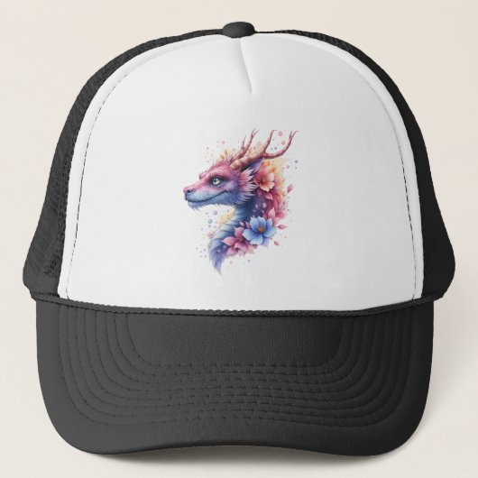 Sanfter Wächterdrache. Truckerkappe (Vorderseite)