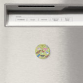 Sanfter Wasserfarbenschmetterlingstanz Magnet (In Situ (Geschirrspüler))