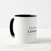 Sanfter Zuhörer Kaffeetasse (Vorderseite Links)