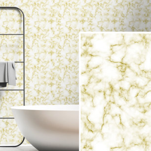 Sanftes Beige Braun Taupe auf Weißem Marmoriert Tapete