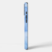 Sanftes blaues Wasserfarben-Abstrakt Case-Mate iPhone Hülle (Rückseite / Links)