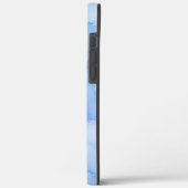 Sanftes blaues Wasserfarben-Abstrakt Case-Mate iPhone Hülle (Rückseite / Links)
