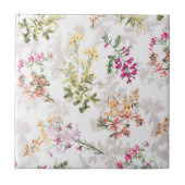 Sanftes Blumenmuster Fliese (Vorderseite)