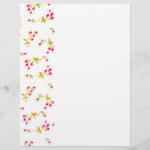 Sanftes Blumenmuster Flyer