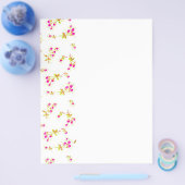 Sanftes Blumenmuster Flyer (Einzeln)