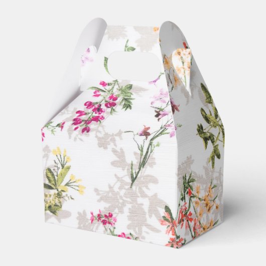 Sanftes Blumenmuster Geschenkschachtel (Rückseite)