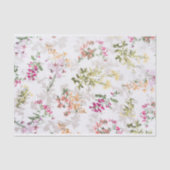 Sanftes Blumenmuster Seidenpapier (Vorderseite)