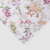 Sanftes Blumenmuster Seidenpapier (Ausschnitt)