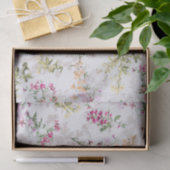 Sanftes Blumenmuster Seidenpapier (Geschenk)