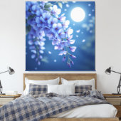 „Sanftes Blütenlicht – Magischer Frühlingsmoment“ Leinwanddruck (Insitu (Schlafzimmer))