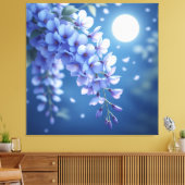 „Sanftes Blütenlicht – Magischer Frühlingsmoment“ Leinwanddruck (Insitu (Wohnzimmer))