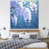 „Sanftes Blütenlicht – Magischer Frühlingsmoment“ Leinwanddruck (Insitu (Schlafzimmer))