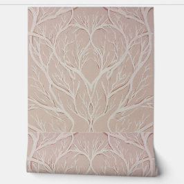 Sanftes Botanisches Baumdesign – Minimalistische N Tapete