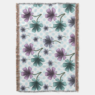 Sanftes Cottagecore-Blumenmuster   Pastell-Ästheti Decke