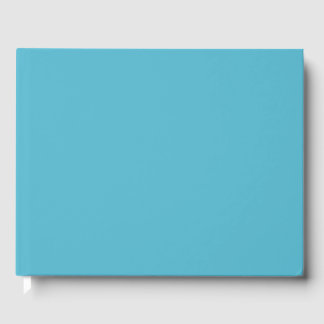 Sanftes Cyan Gästebuch