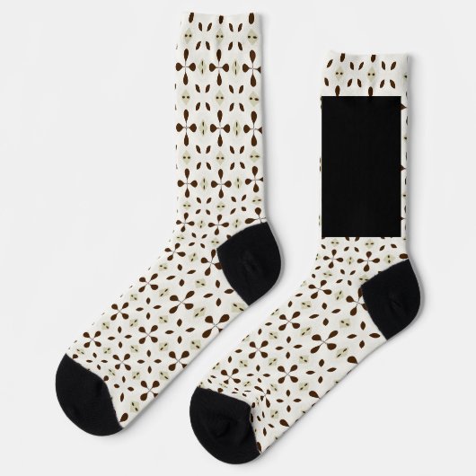 Sanftes, erdendes Muster Socken (Linkes Detail)