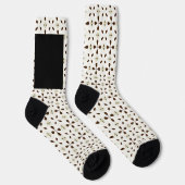 Sanftes, erdendes Muster Socken (Rechts)
