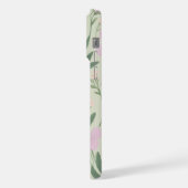 Sanftes Gartenblütenmuster iPhone Hülle (Linke Seite)