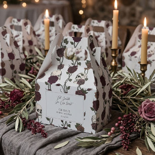 Sanftes Gothic Hellgrau Hochzeit Geschenkschachtel