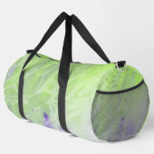 Sanftes Grün und Lavendel-Harmonie Duffle Bag (Rechte Ecke)