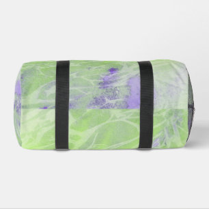 Sanftes Grün- und Lavendel-Harmonie Duffle Bag